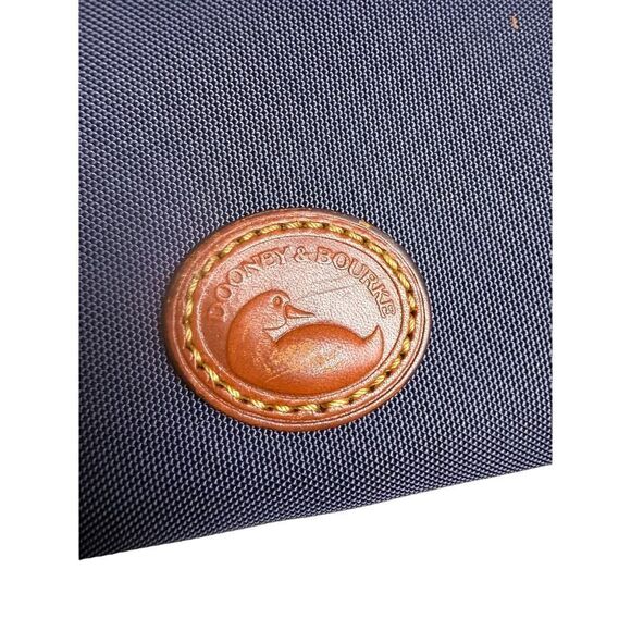 Dooney & Bourke Navy Nylon North South Triple Zip Crossbody Bag - Picture 3 of 7